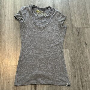 Vintage Nollie Gray Fitted Short Sleeve T-Shirt